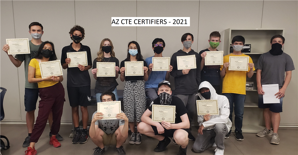 Group Photo of ADE CTE students